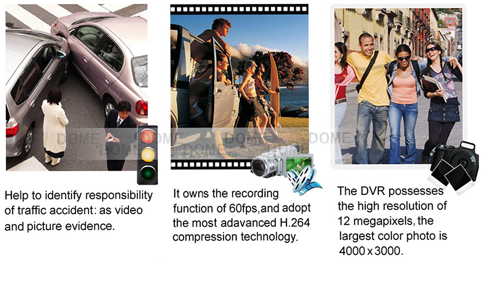 A305 2.45 inch Car DVR Automobile Data Recorder WiFi 1080P 170-degree LCD Screen Camcorder A305 2.45 inch Car DVR Automobile Data Recorder WiFi 1080P 170-degree LCD Screen Camcorder