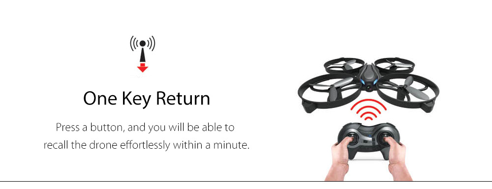 i Drone i3 Mini RC Drone RTF 2.4GHz 4CH 6-axis Gyro / Headless Mode / One Key Return i Drone i3 Mini RC Drone RTF 2.4GHz 4CH 6-axis Gyro / Headless Mode / One Key Return