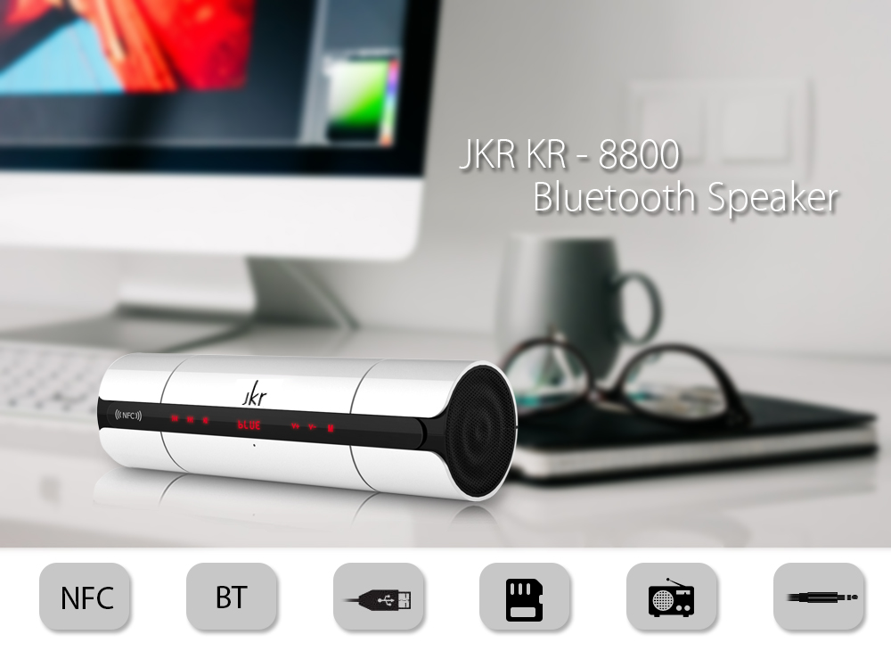 JKR KR - 8800 Bluetooth Speaker Portable Wireless Stereo