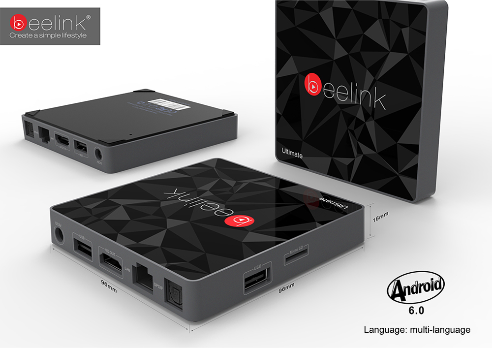 Beelink GT1 Ultimate TV Box Amlogic S912 Octa Core CPU Android 6.0 Media Player Beelink GT1 Ultimate TV Box Amlogic S912 Octa Core CPU Android 6.0 Media Player