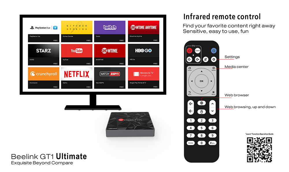 Beelink GT1 Ultimate TV Box Amlogic S912 Octa Core CPU Android 6.0 Media Player Beelink GT1 Ultimate TV Box Amlogic S912 Octa Core CPU Android 6.0 Media Player