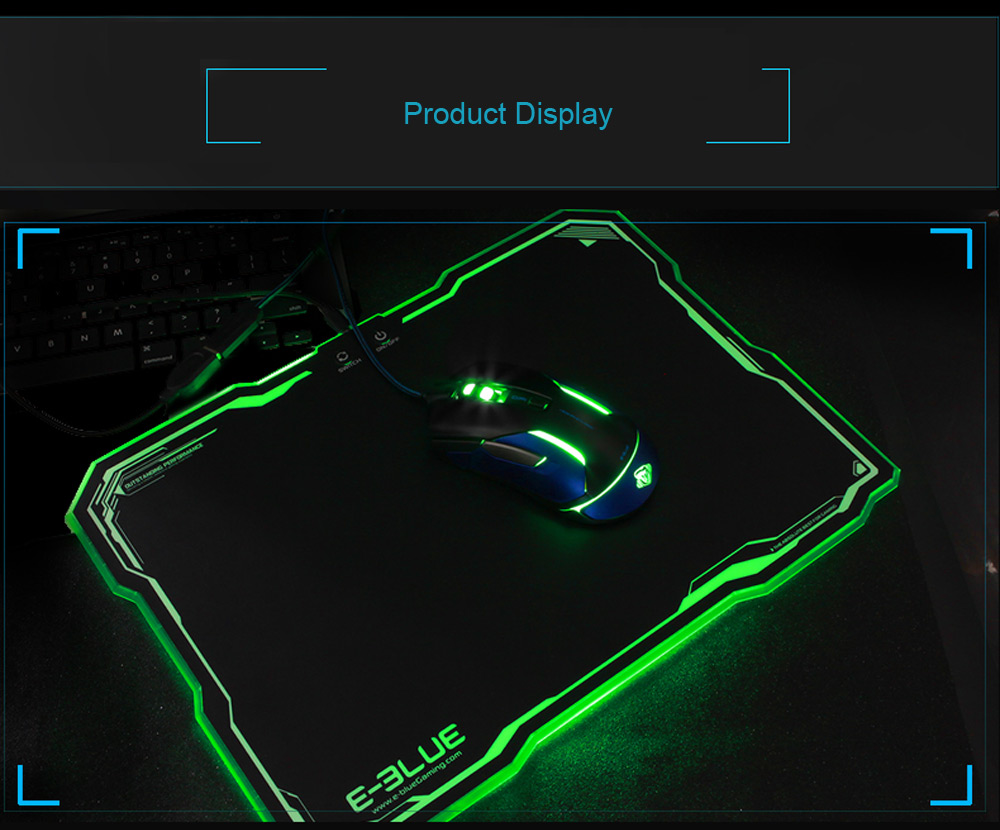 E - 3LUE EMP013 Mouse Pad with RGB Lighting E - 3LUE EMP013 Mouse Pad with RGB Lighting