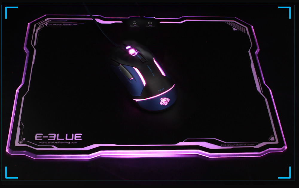 E - 3LUE EMP013 Mouse Pad with RGB Lighting E - 3LUE EMP013 Mouse Pad with RGB Lighting