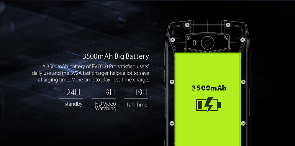 Blackview BV7000 Pro 4G Smartphone 5.0 inch Android 6.0 MTK6750 1.5GHz Octa Core 4GB RAM 64GB ROM IP68 Waterproof 8.0MP + 13.0MP Cameras Fingerprint Scanner