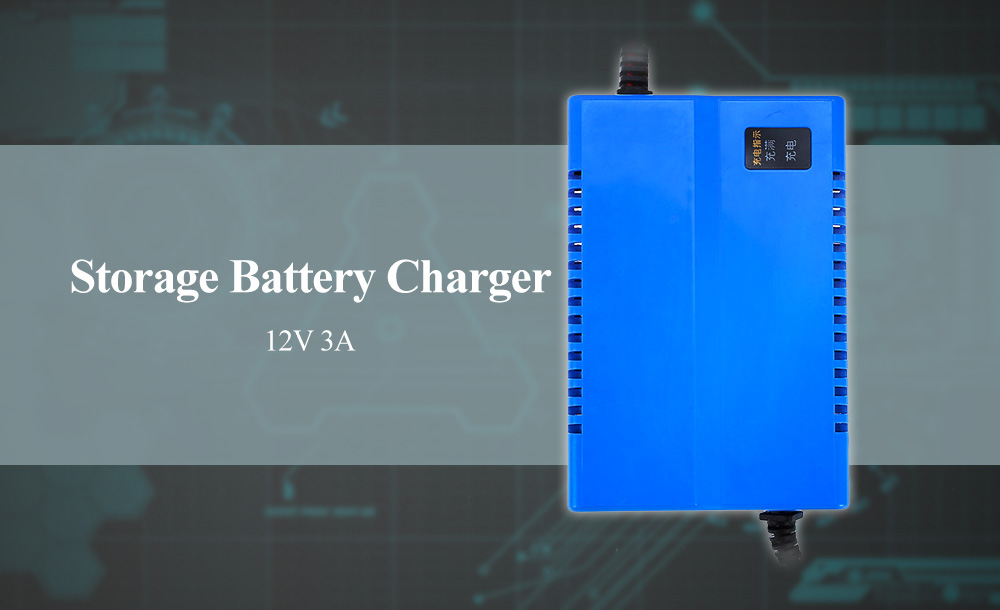 Fast Charging 12V 3A Lead-acid Storage Battery Charger Ternary Form EU Plug Fast Charging 12V 3A Lead-acid Storage Battery Charger Ternary Form EU Plug