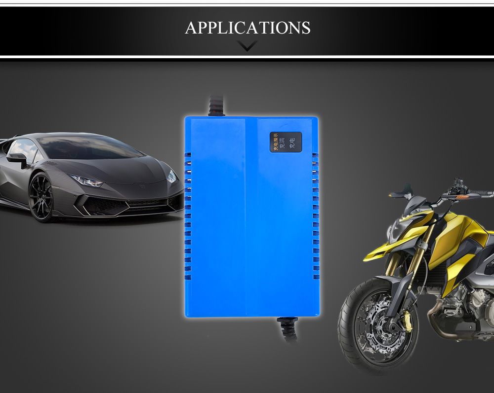 Fast Charging 12V 3A Lead-acid Storage Battery Charger Ternary Form EU Plug Fast Charging 12V 3A Lead-acid Storage Battery Charger Ternary Form EU Plug
