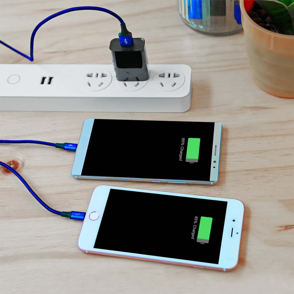 Baseus Rapid Series 2 in 1 Micro USB + 8 Pin Connector 3A Fast Charging Data Transfer Cable 1.2M Baseus Rapid Series 2 in 1 Micro USB + 8 Pin Connector 3A Fast Charging Data Transfer Cable 1.2M