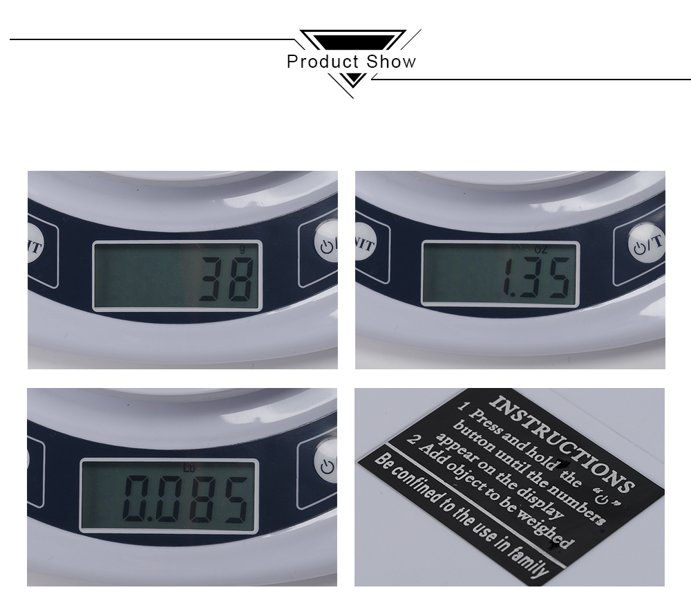 WeiHeng WH - B06 7kg / 1g LCD Electronic Kitchen Scale