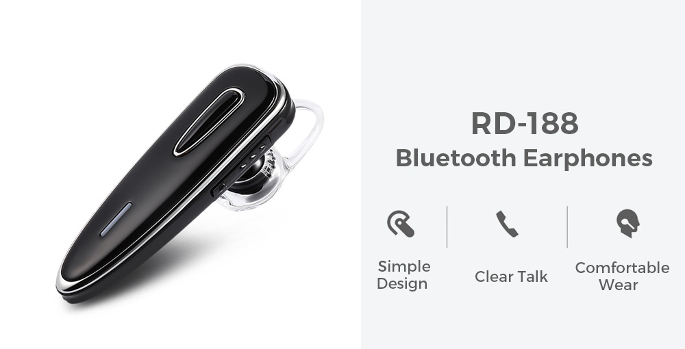 RD - 188 Bluetooth V4.0 Business Car Earphones