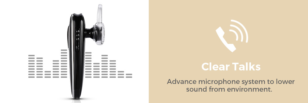 RD - 188 Bluetooth V4.0 Business Car Earphones RD - 188 Bluetooth V4.0 Business Car Earphones