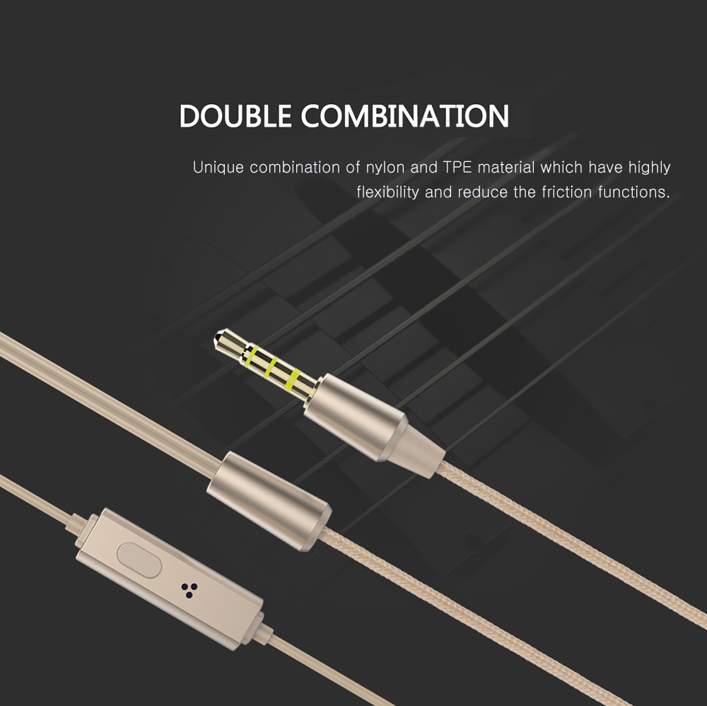 Baseus EL - 02 In-ear Wired Stereo Music Earphones Baseus EL - 02 In-ear Wired Stereo Music Earphones
