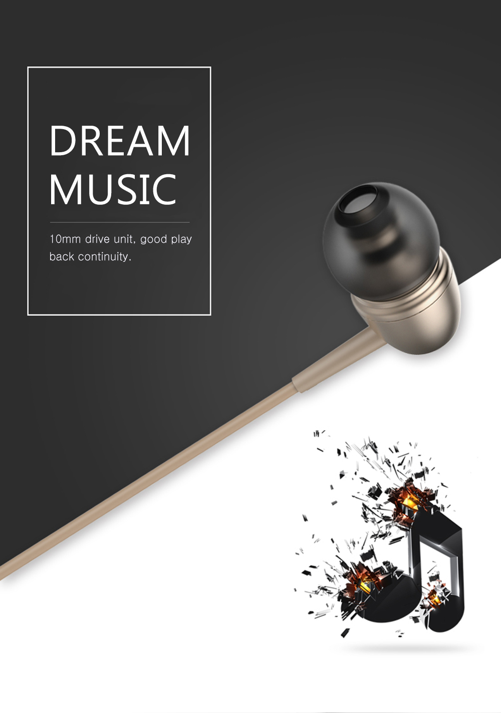 Baseus EL - 02 In-ear Wired Stereo Music Earphones Baseus EL - 02 In-ear Wired Stereo Music Earphones