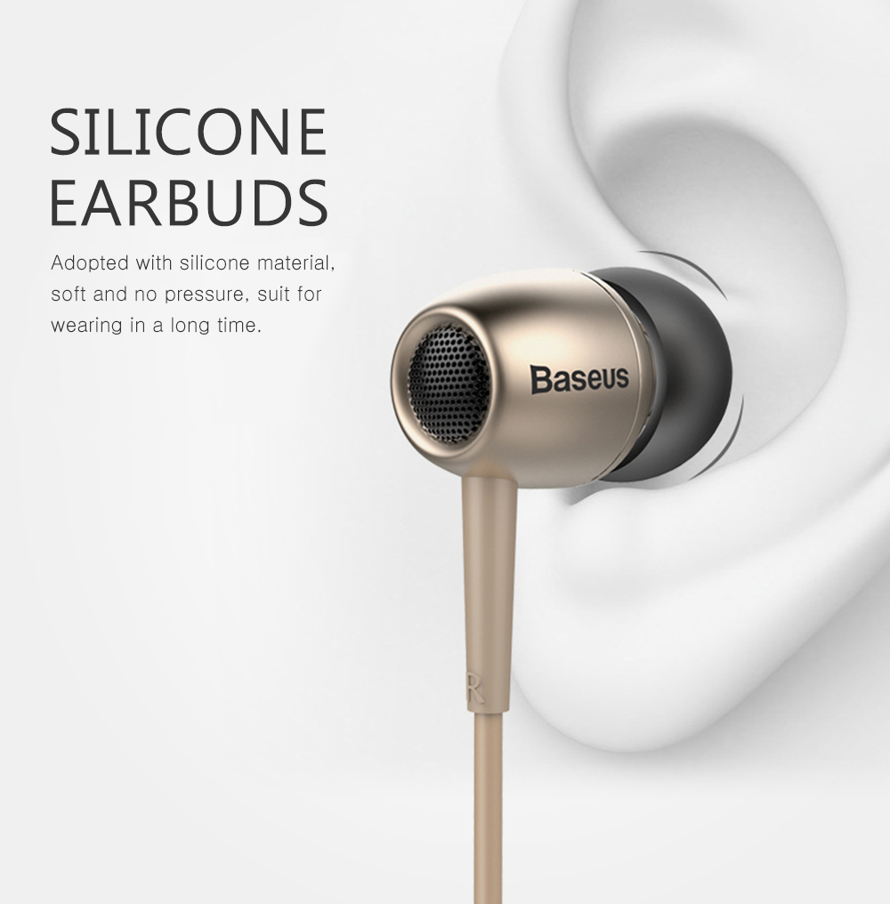 Baseus EL - 02 In-ear Wired Stereo Music Earphones Baseus EL - 02 In-ear Wired Stereo Music Earphones