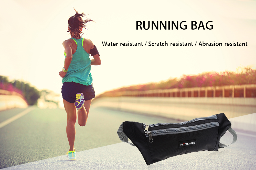 HOTSPEED Outdoor Sports Water Resistant Walking Running Bag Belt Pack