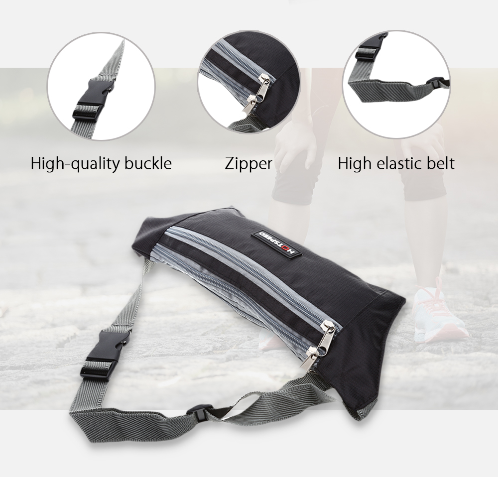 HOTSPEED Outdoor Sports Water Resistant Walking Running Bag Belt Pack