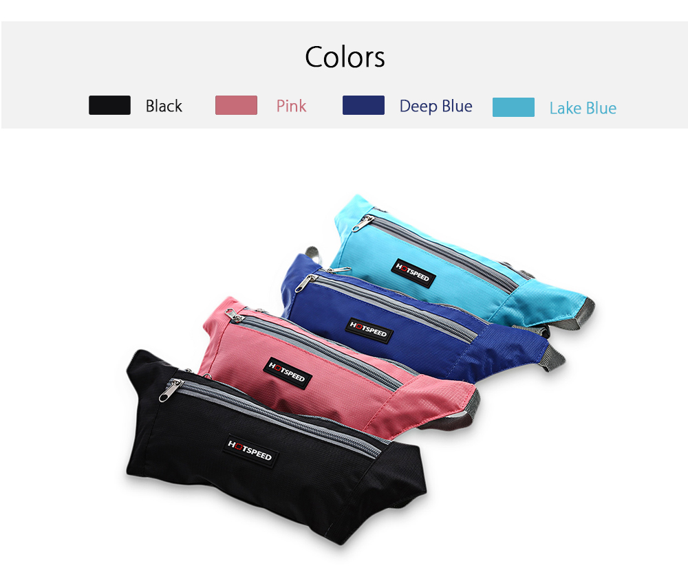 HOTSPEED Outdoor Sports Water Resistant Walking Running Bag Belt Pack