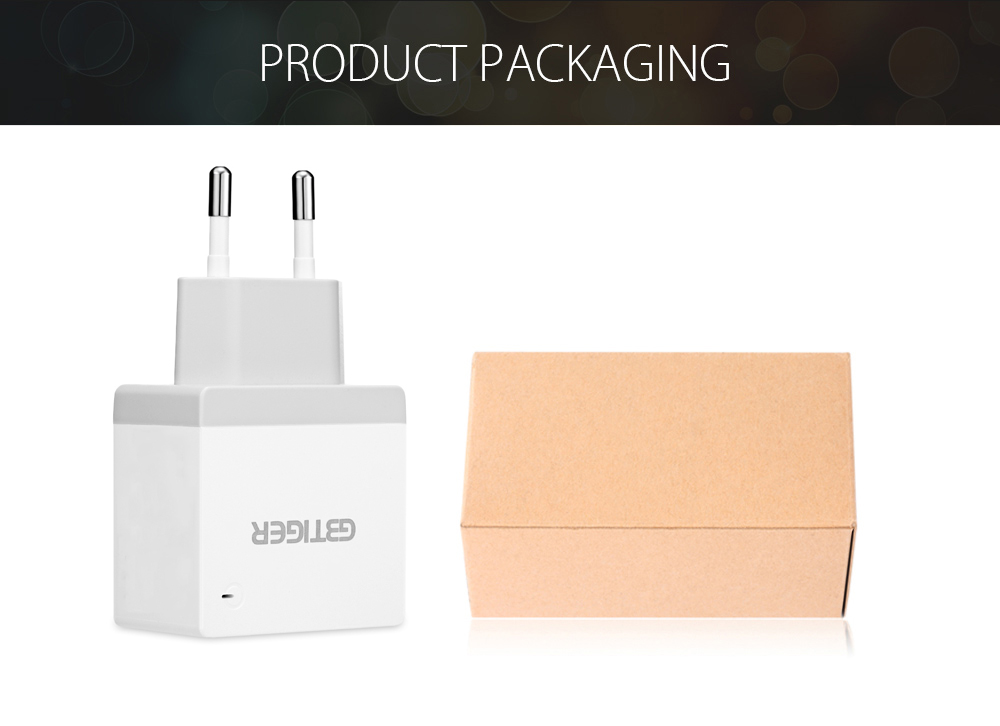 GBTIGER Universal 2 USB 5V 2.4A Multifunctional Quick Travel Adapter with LED Light GBTIGER Universal 2 USB 5V 2.4A Multifunctional Quick Travel Adapter with LED Light