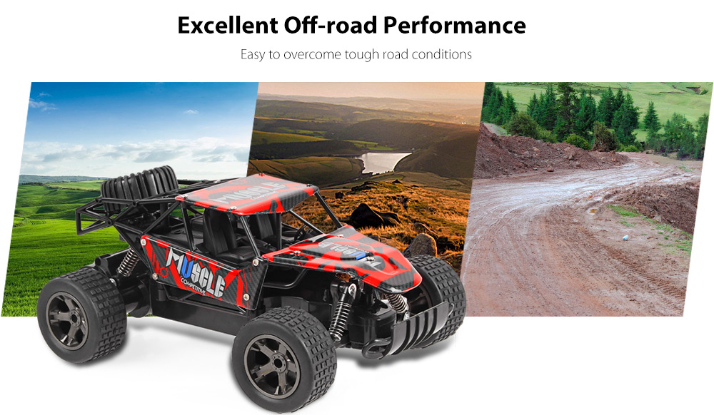 Jule UJ99 - 2815B 2.4GHz 1:18 RC Car RTR 20km/h / Shock Absorber / Impact-resistant PVC Shell Jule UJ99 - 2815B 2.4GHz 1:18 RC Car RTR 20km/h / Shock Absorber / Impact-resistant PVC Shell