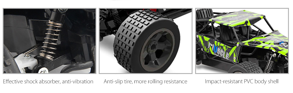 Jule UJ99 - 2815B 2.4GHz 1:18 RC Car RTR 20km/h / Shock Absorber / Impact-resistant PVC Shell Jule UJ99 - 2815B 2.4GHz 1:18 RC Car RTR 20km/h / Shock Absorber / Impact-resistant PVC Shell