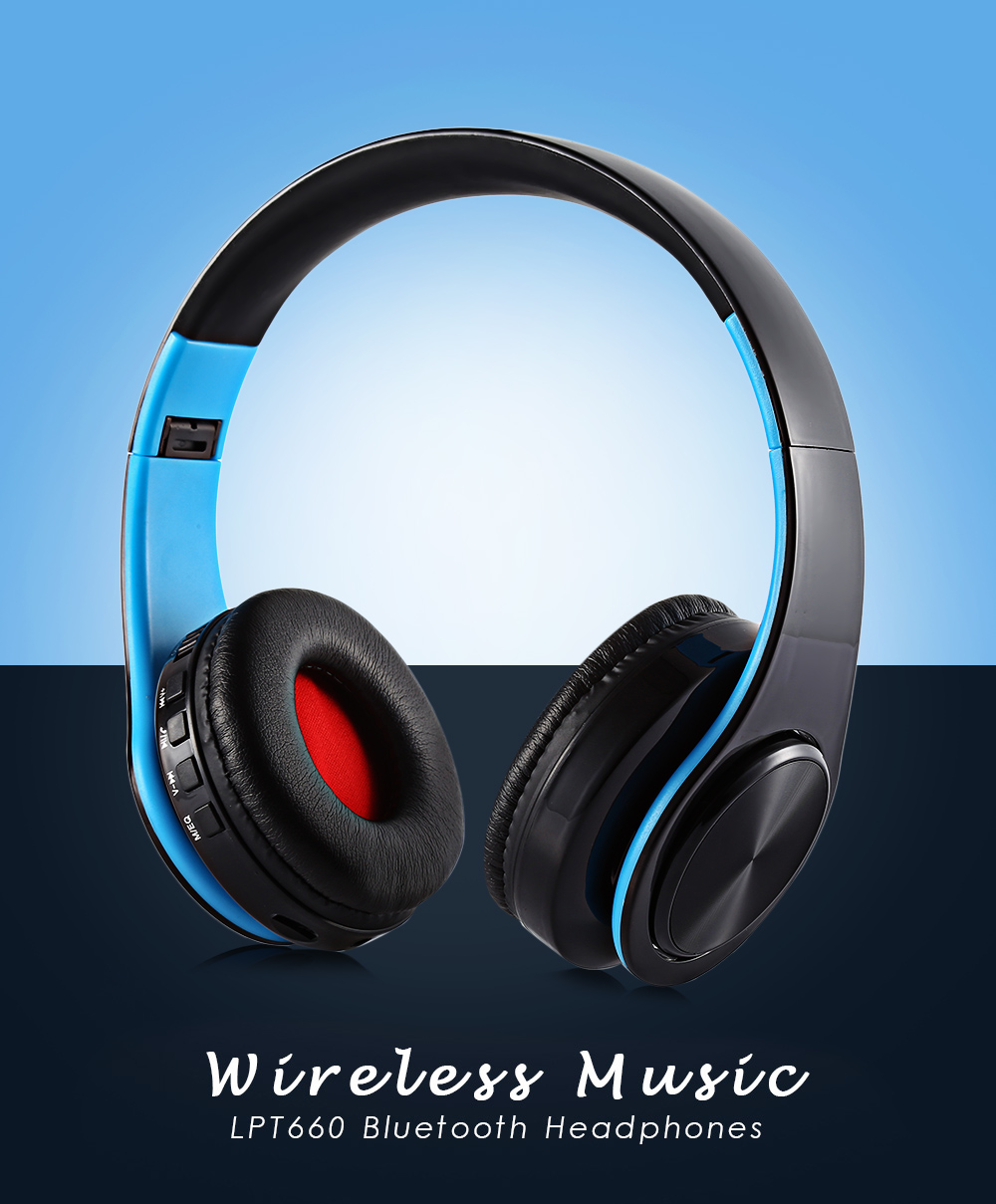 LPT660 Bluetooth V4.0 TF Card FM Radio Headphones Headset LPT660 Bluetooth V4.0 TF Card FM Radio Headphones Headset
