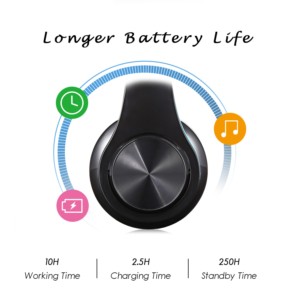 LPT660 Bluetooth V4.0 TF Card FM Radio Headphones Headset LPT660 Bluetooth V4.0 TF Card FM Radio Headphones Headset