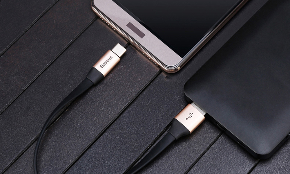 Baseus Nimble Type-C Transfer Data Synchronization Charging Cord 23cm Baseus Nimble Type-C Transfer Data Synchronization Charging Cord 23cm