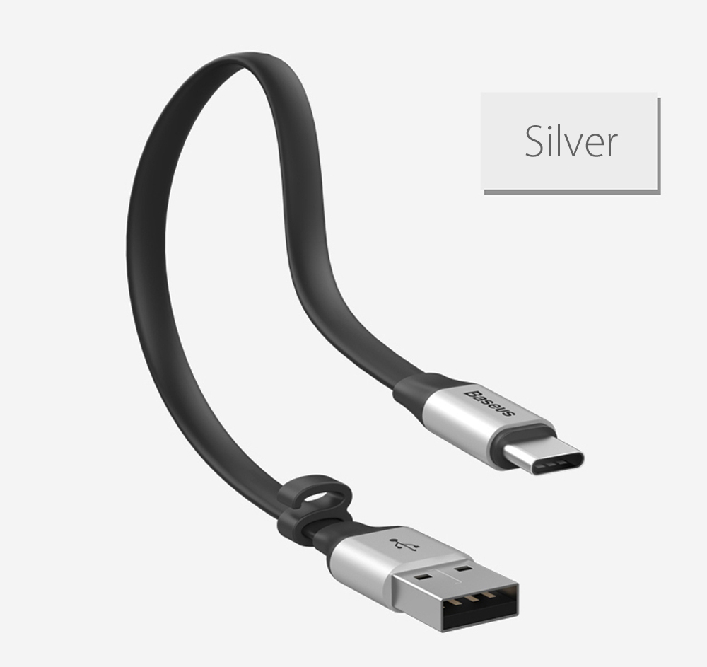 Baseus Nimble Type-C Transfer Data Synchronization Charging Cord 23cm Baseus Nimble Type-C Transfer Data Synchronization Charging Cord 23cm