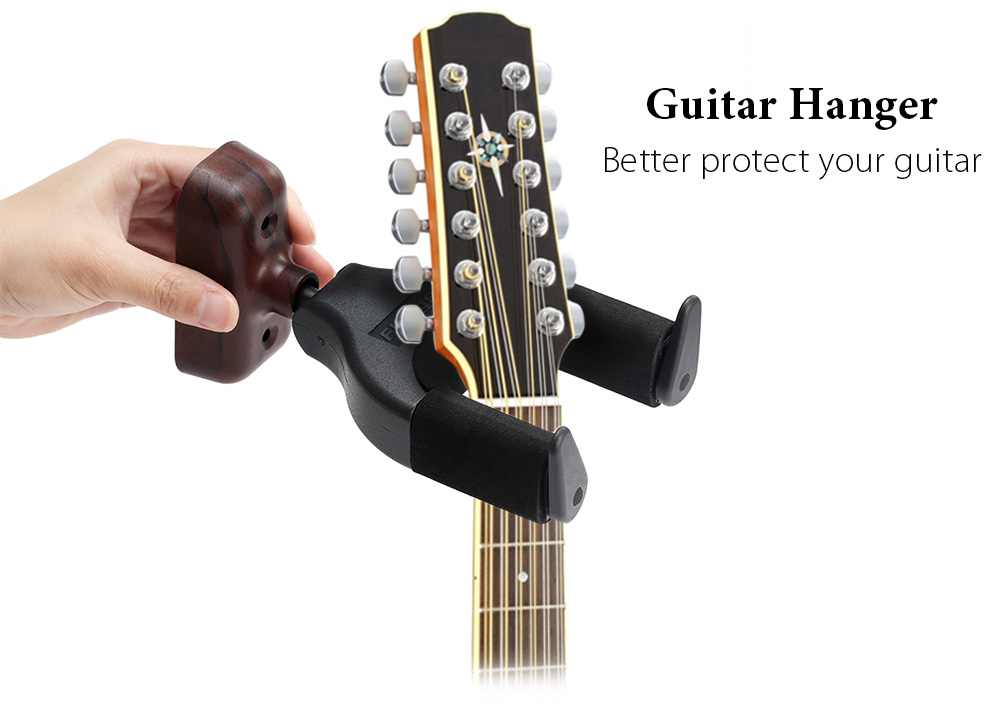 Flanger Guitar Hanger with Automatic Lock Wall Mount Hook Stand Holder Musical Instrument Accessory Flanger Guitar Hanger with Automatic Lock Wall Mount Hook Stand Holder Musical Instrument Accessory