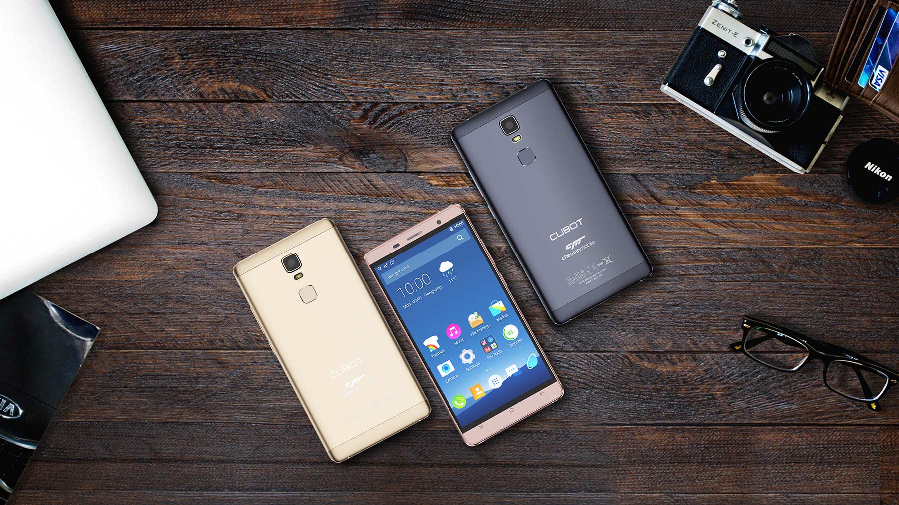 CUBOT Cheetahphone Android 6.0 4G Phablet 5.5 inch 2.5D Arc Screen MTK6753 64bit Octa Core 1.5GHz 3GB RAM 32GB ROM Touch ID 13.0MP Rear Camera 5G WiFi HotKnot
