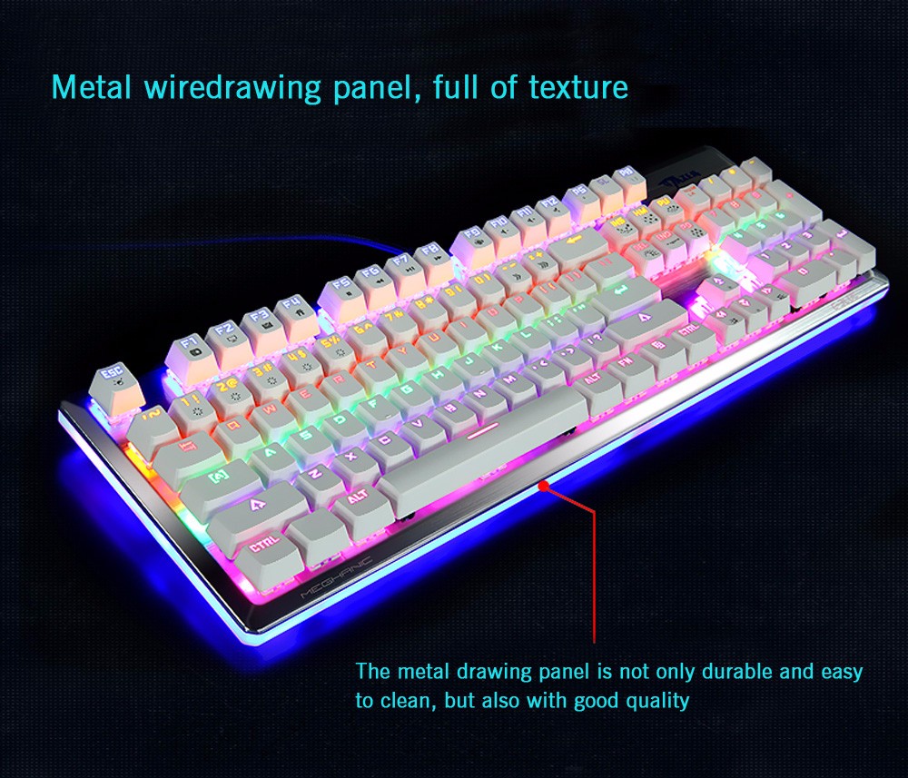 E - 3LUE K727 Gaming Mechanical Keyboard Wired with Colorful Backlight Full N-key Rollover E - 3LUE K727 Gaming Mechanical Keyboard Wired with Colorful Backlight Full N-key Rollover