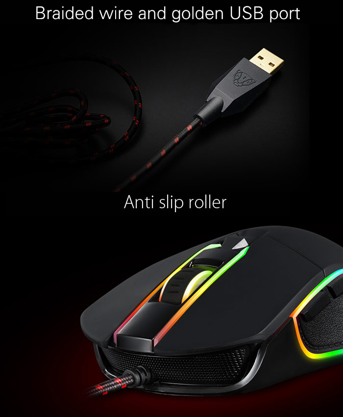 Motospeed V30 Professional USB Wired Gaming Mouse with LED Backlit Display Motospeed V30 Professional USB Wired Gaming Mouse with LED Backlit Display