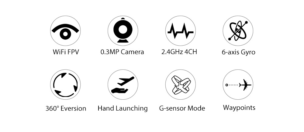 Cheerson CX - 17 CRICKET Mini RC Selfie Drone RTF WiFi FPV 0.3MP Camera / Hand Launching / G-sensor Control Cheerson CX - 17 CRICKET Mini RC Selfie Drone RTF WiFi FPV 0.3MP Camera / Hand Launching / G-sensor Control