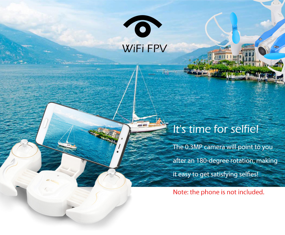 Cheerson CX - 17 CRICKET Mini RC Selfie Drone RTF WiFi FPV 0.3MP Camera / Hand Launching / G-sensor Control Cheerson CX - 17 CRICKET Mini RC Selfie Drone RTF WiFi FPV 0.3MP Camera / Hand Launching / G-sensor Control