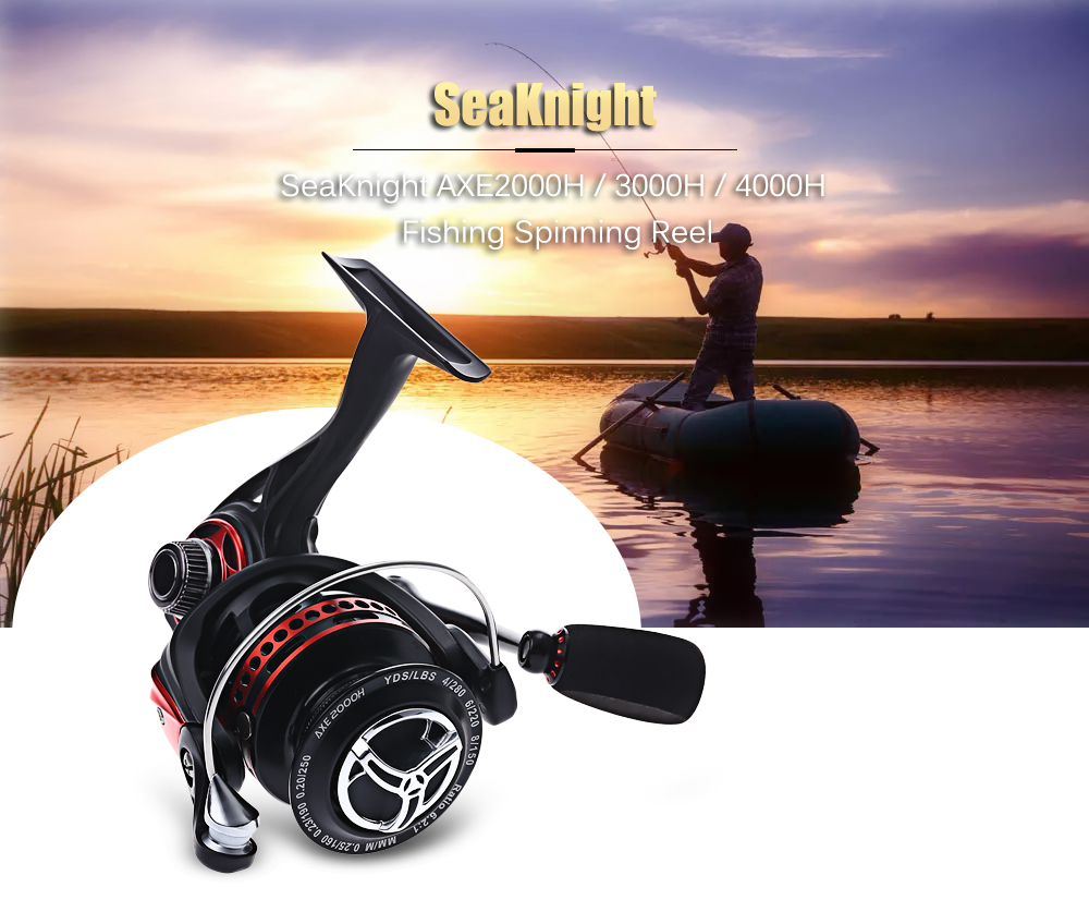 SeaKnight AXE2000H / 3000H / 4000H Waterproof Fishing Spinning Reel SeaKnight AXE2000H / 3000H / 4000H Waterproof Fishing Spinning Reel