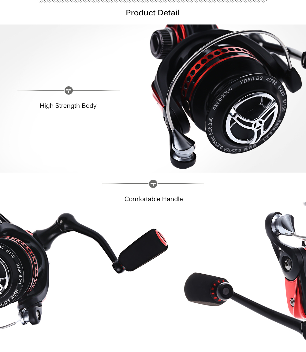 SeaKnight AXE2000H / 3000H / 4000H Waterproof Fishing Spinning Reel SeaKnight AXE2000H / 3000H / 4000H Waterproof Fishing Spinning Reel