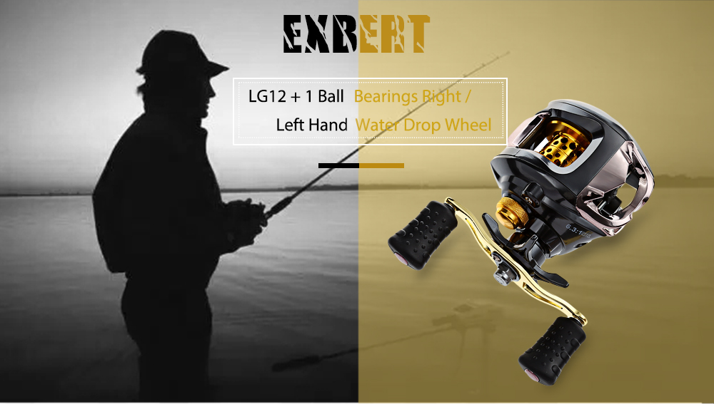 Exbert LG 12 + 1 Ball Bearings Right / Left Hand Water Drop Wheel Exbert LG 12 + 1 Ball Bearings Right / Left Hand Water Drop Wheel
