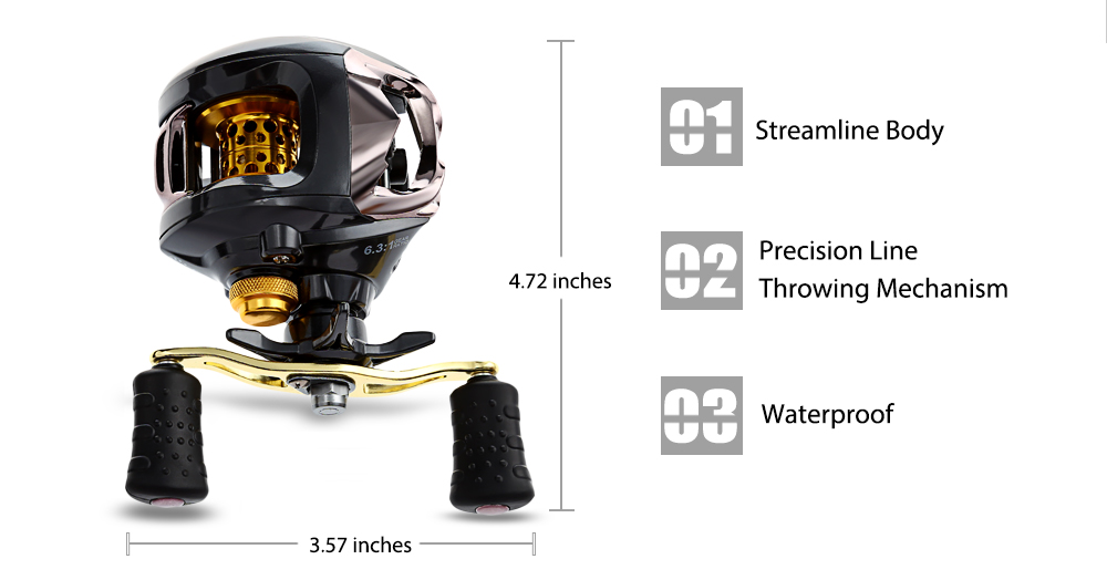 Exbert LG 12 + 1 Ball Bearings Right / Left Hand Water Drop Wheel Exbert LG 12 + 1 Ball Bearings Right / Left Hand Water Drop Wheel