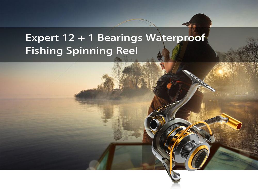 Expert 12 + 1 Bearings Waterproof Fishing Spinning Reel Expert 12 + 1 Bearings Waterproof Fishing Spinning Reel