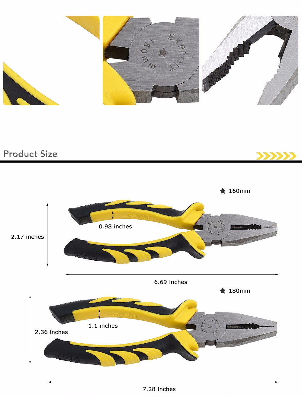 Exploit Professional Cutting Pliers Hardware Tool