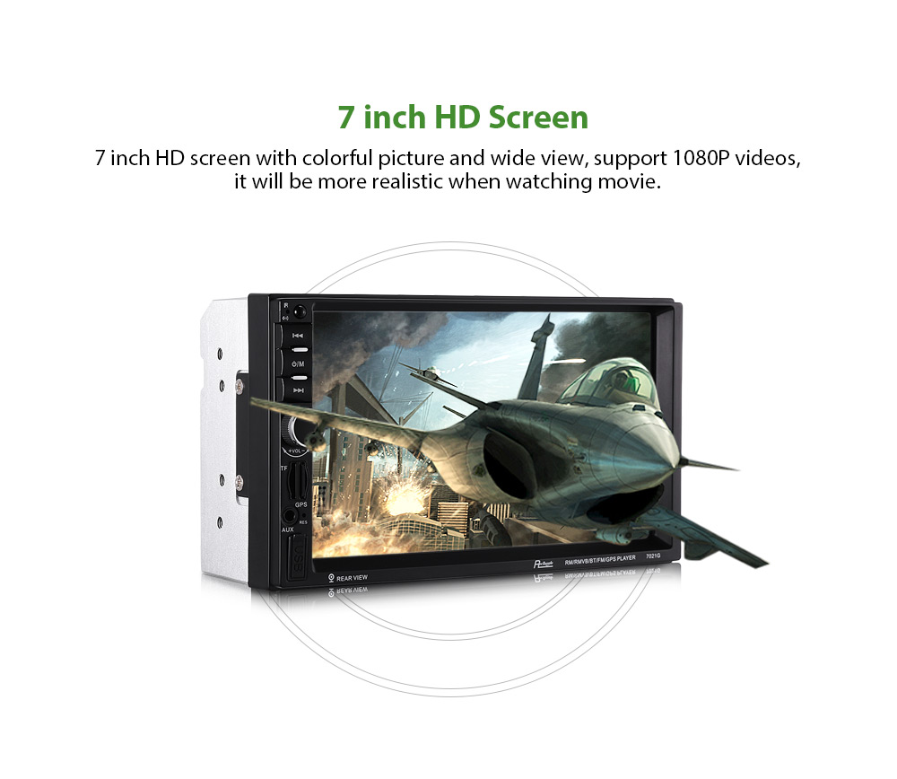 Rectangle 7021G 7 inch Bluetooth FM Radio GPS Car MP5 Player with European Map Rectangle 7021G 7 inch Bluetooth FM Radio GPS Car MP5 Player with European Map