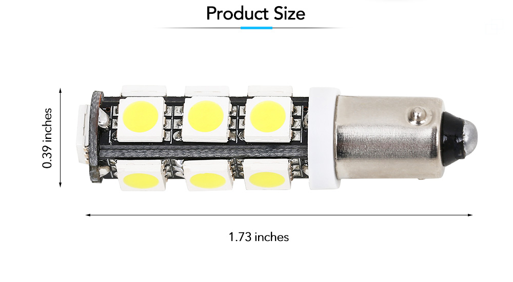SCOE BAX9S 13B 13SMD Super Bright LED Car Backup Light