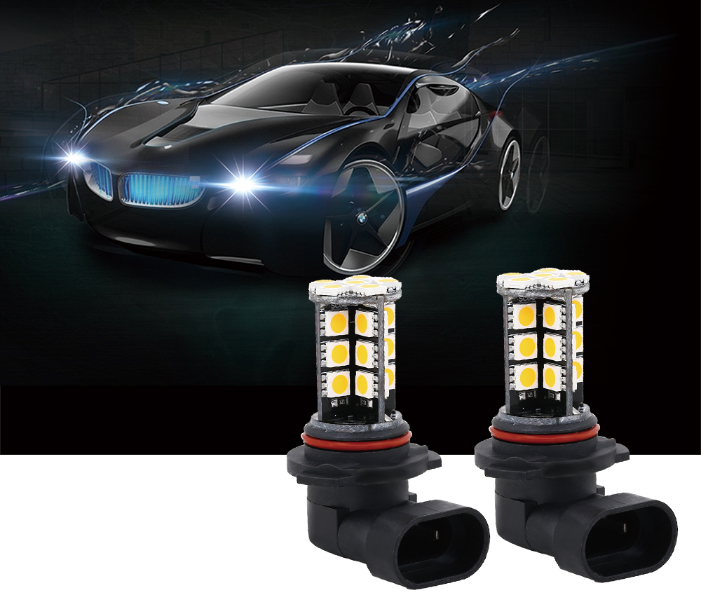 SCOE 2pcs 9005 30SMD DC 12V LED Lamp Bulbs Car Fog Driving Light