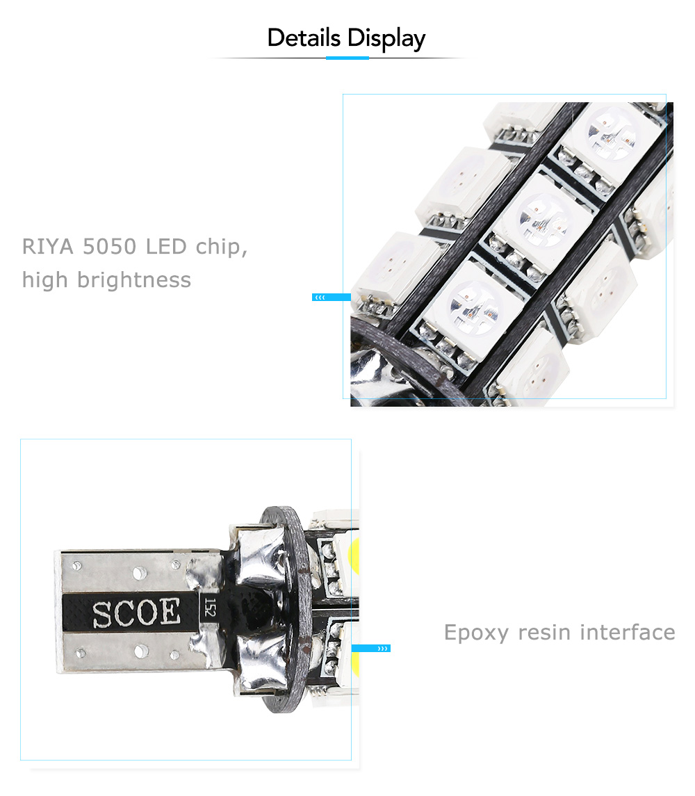 SCOE T15 22B 22SMD LED Reversing Light High-power Low-dissipation Lamp