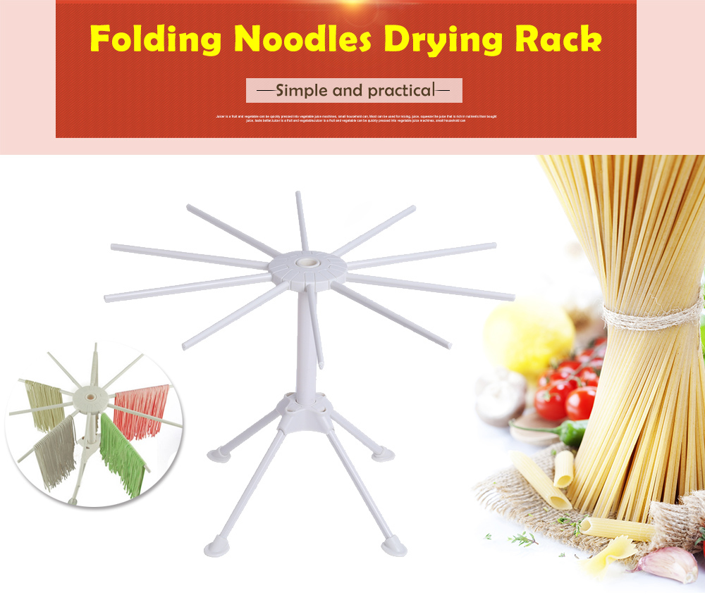 Keouke Collapsible Noodles Drying Rack Spaghetti Hanging Holder Kitchen Accessories
