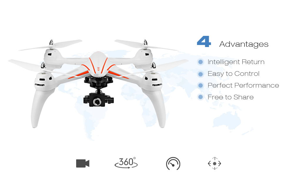 WLtoys Q696 - D RC Drone RTF 5MP Camera 1080P Full HD / Headless Mode / 2-axis Gimbal WLtoys Q696 - D RC Drone RTF 5MP Camera 1080P Full HD / Headless Mode / 2-axis Gimbal
