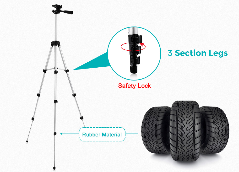 HM3110A Camera Camcorder Flexible Three-way Head Tripod with Bluetooth 4.0 Remote Controller HM3110A Camera Camcorder Flexible Three-way Head Tripod with Bluetooth 4.0 Remote Controller