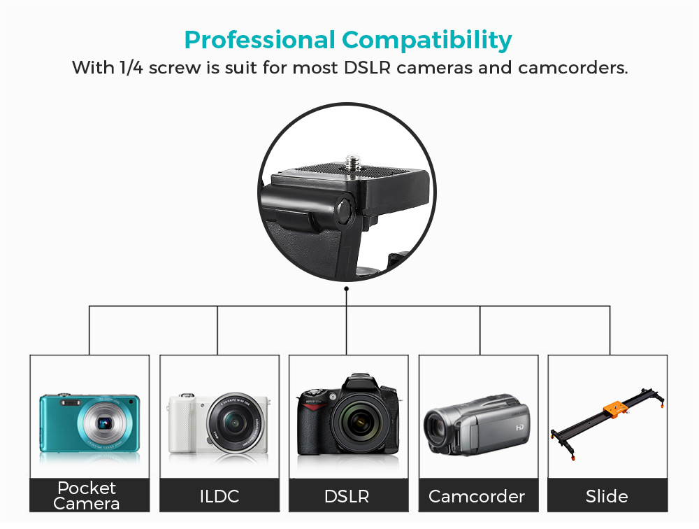 HM3110A Camera Camcorder Flexible Three-way Head Tripod with Bluetooth 4.0 Remote Controller HM3110A Camera Camcorder Flexible Three-way Head Tripod with Bluetooth 4.0 Remote Controller