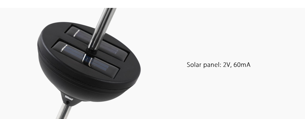2PCS LED Solar Powered Colorful Optical Fiber Courtyard Lamp 2PCS LED Solar Powered Colorful Optical Fiber Courtyard Lamp