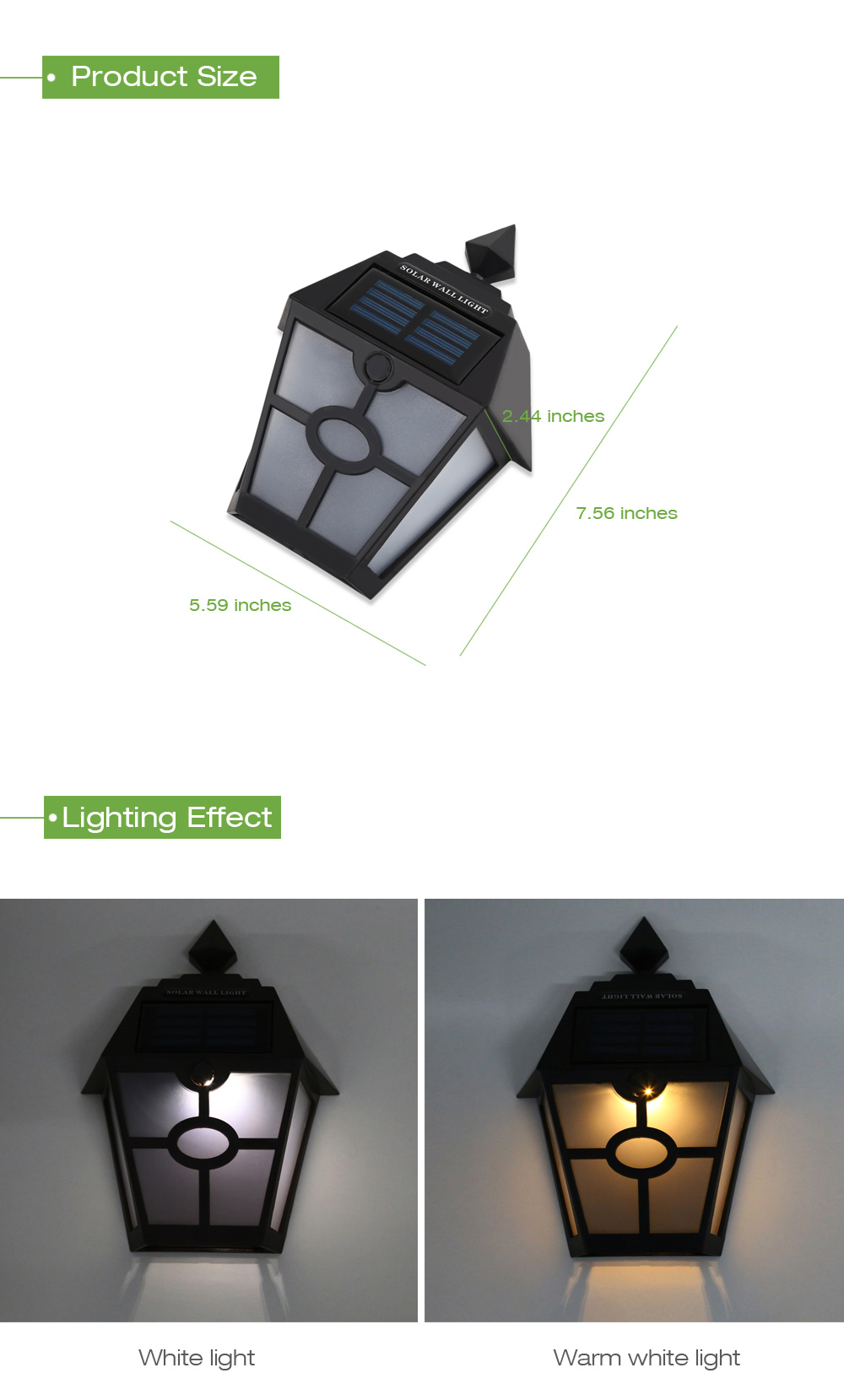 Solar Powered Hexagonal LED Wall Lamp Landscape Light Solar Powered Hexagonal LED Wall Lamp Landscape Light