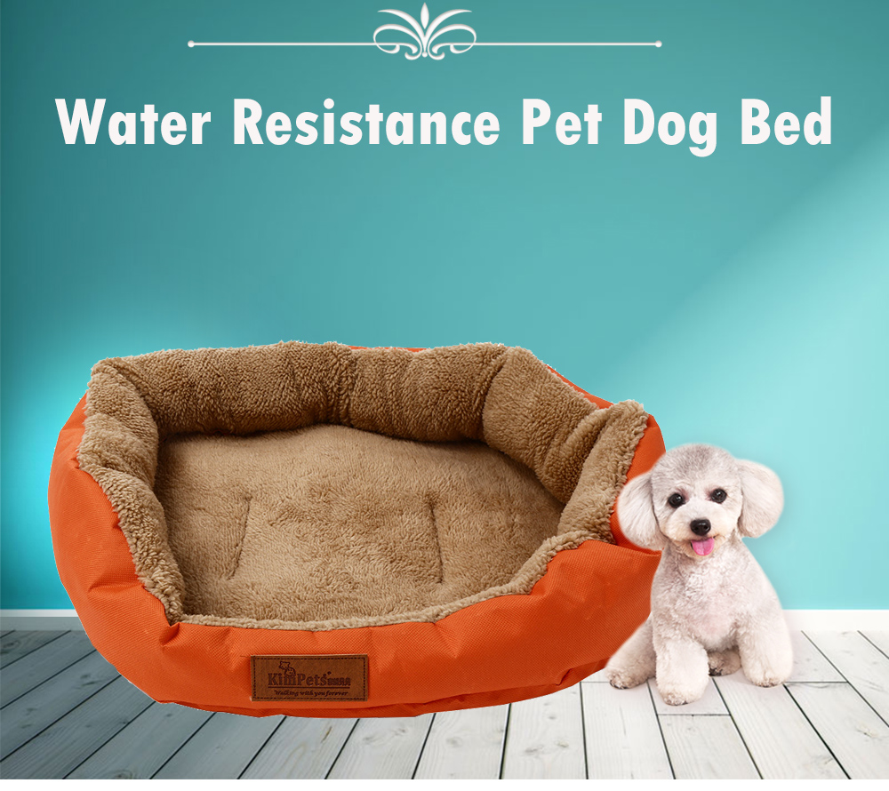 Kimpets Denim Fabric Soft Washable Pet Dog Cat Bed House Nest Pad